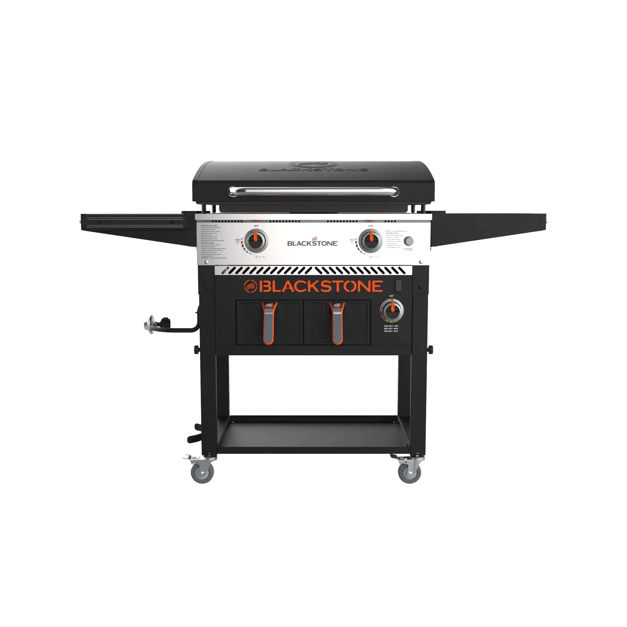 28-Inch 2-Burner Griddle with Electric Air Fryer and Hood - Image 8