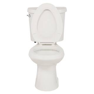 2-Piece 1.28 GPF High-Efficiency Single-Flush Elongated Toilet, White - Image 5