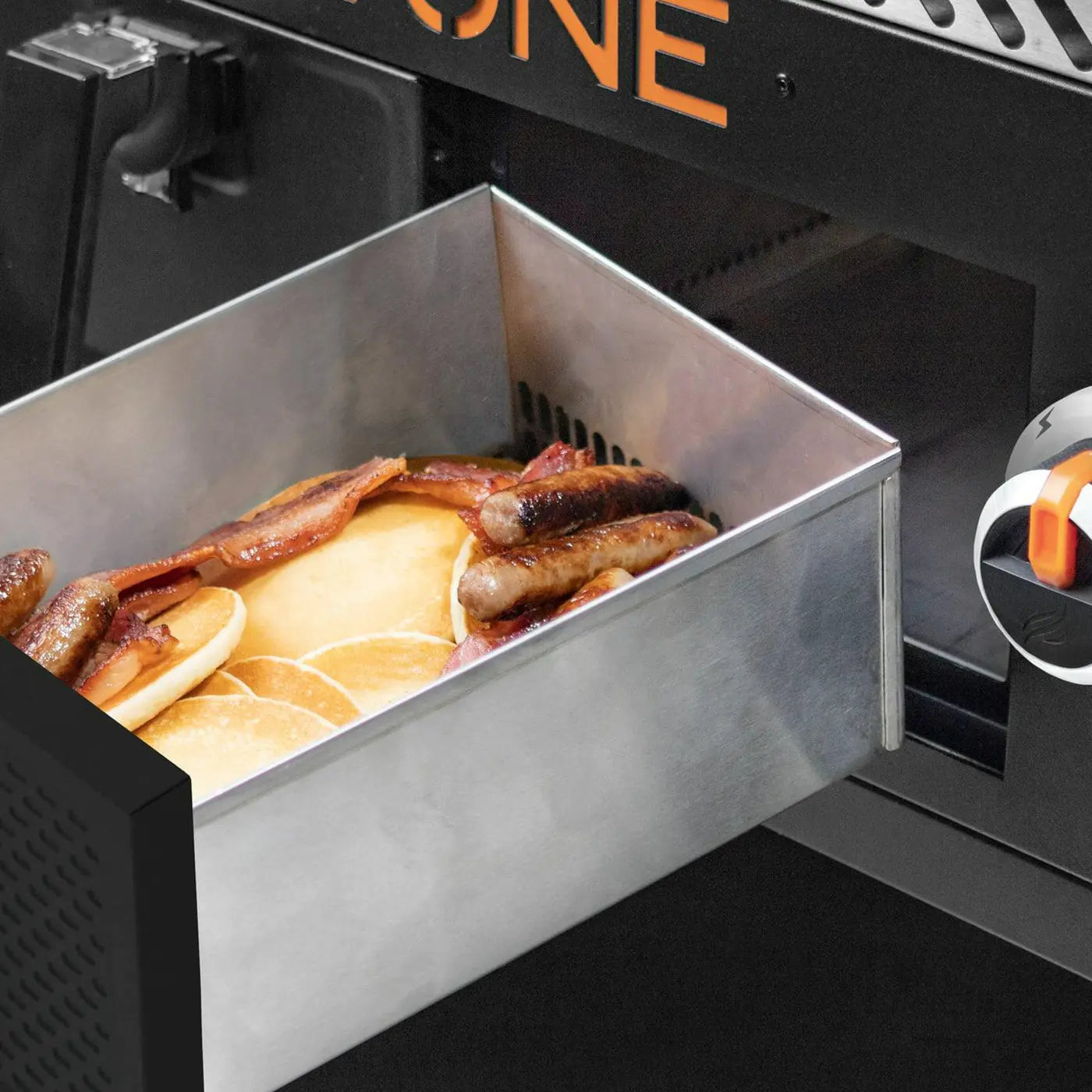 28-Inch 2-Burner Griddle with Electric Air Fryer and Hood - Image 2