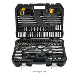 200-Piece Mechanics Tool Set, 1/4, 3/8 and 1/2-Inch Drive, Polished Chrome
