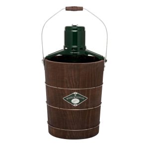 6-Quart Electric Ice Cream Maker, Green and Brown