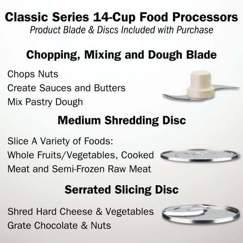 14-Cup Food Processor, Stainless Steel Vegetable Chopper for Mincing, Chopping, Slicing and Food Preparation - Image 9